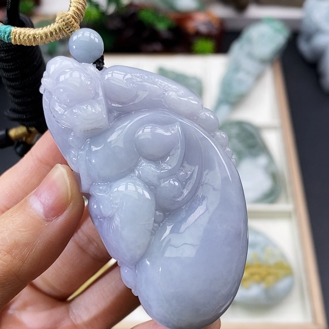 颈饰未镶嵌翡翠缅甸翡翠a货