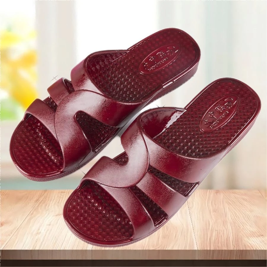 耐磨防滑简约一字拖女士耐磨凉拖中老年大码舒适厚底软底透气