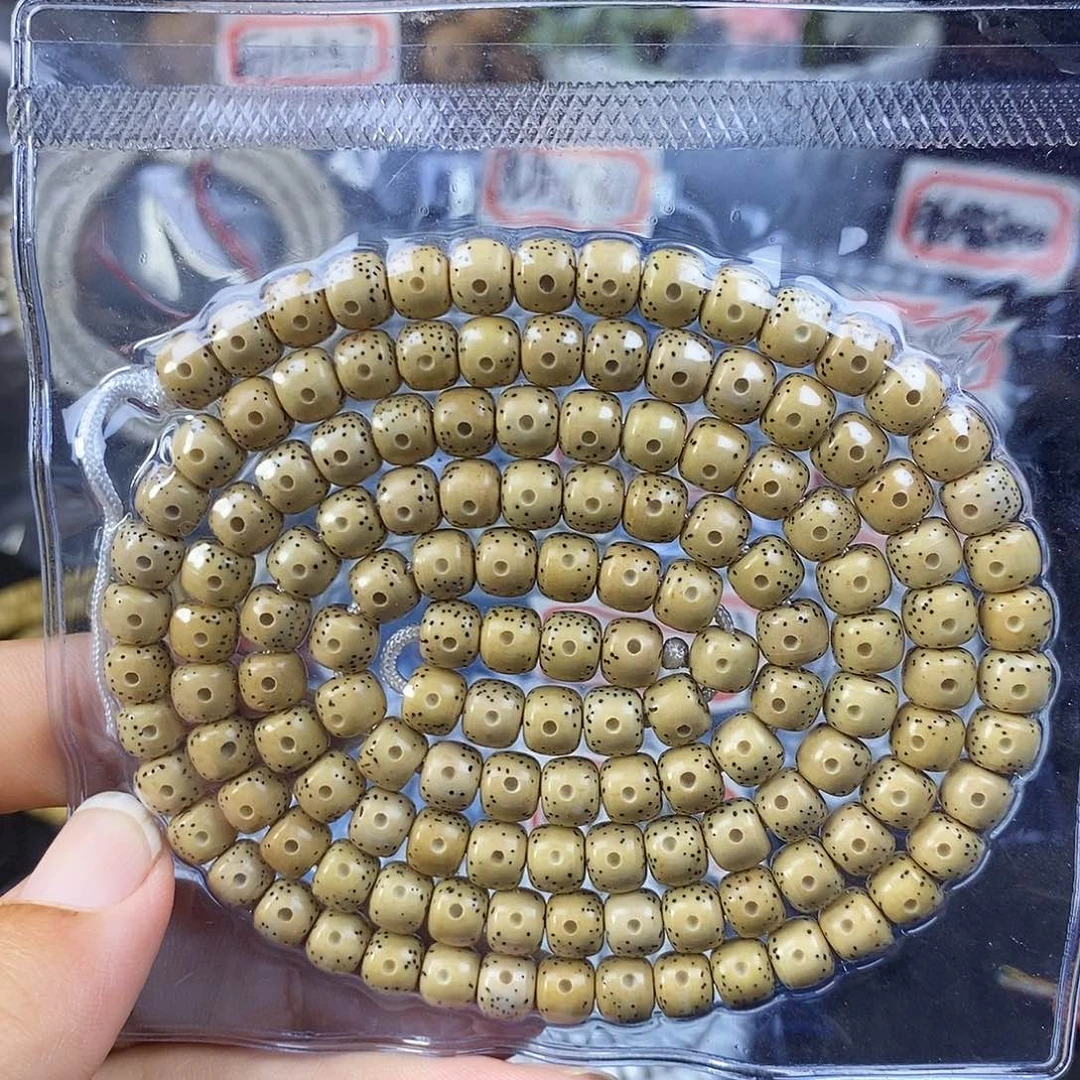 青***豆星月菩提手串星月菩提