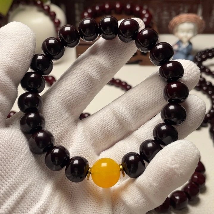 鸽***烤手串/手链核桃猴头手串