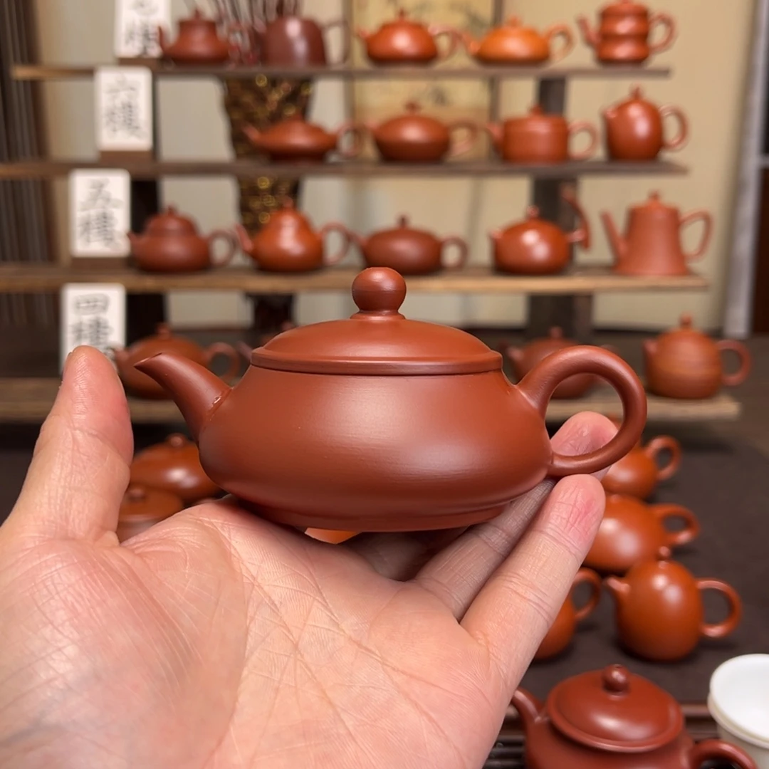 风***安茶壶紫砂精工明炉100cc