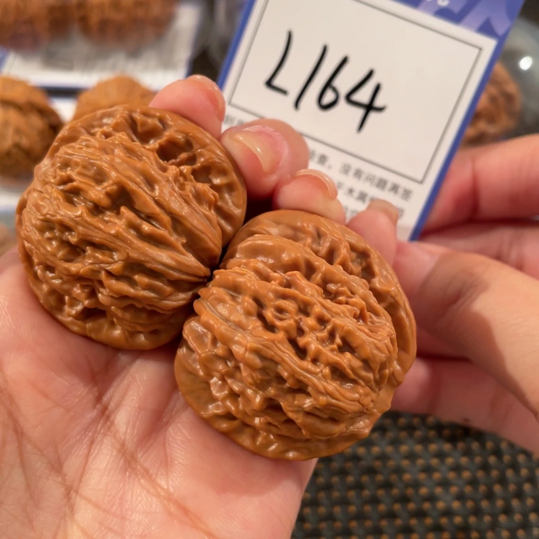 把件文玩核桃L164 四座楼 40