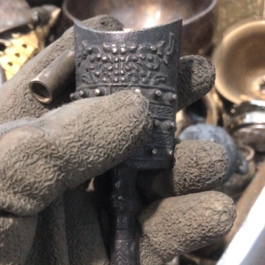 詹*福闪电购铜摆件工艺品