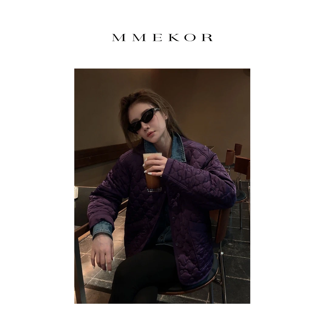 MMEKOR“暮光之城”棉服 2025新款秋款摩登街头时髦外套 30289