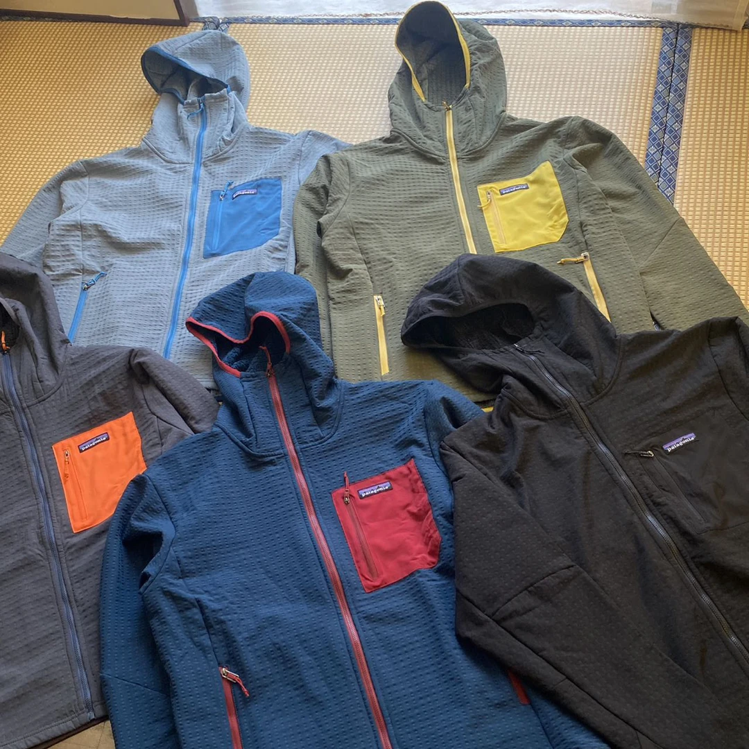 Patagonia巴塔哥尼亚 R2 TechFace Logo贴标保暖软壳抓绒连帽夹克