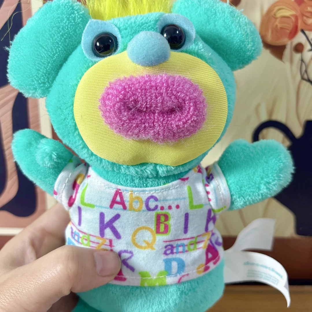 稀有中古sing a ma ligs唱abc字母香肠嘴娃娃o嘴娃娃