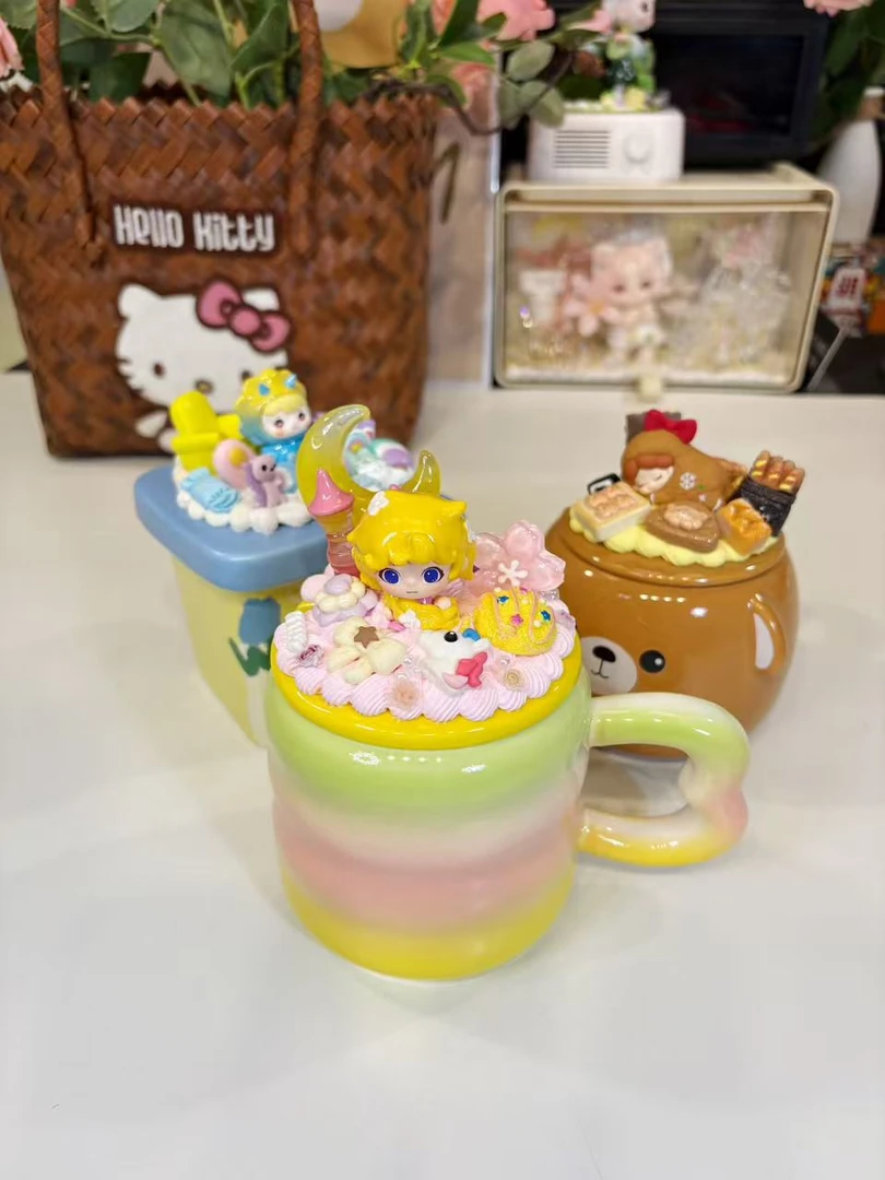 正版萌粒奶油胶水杯