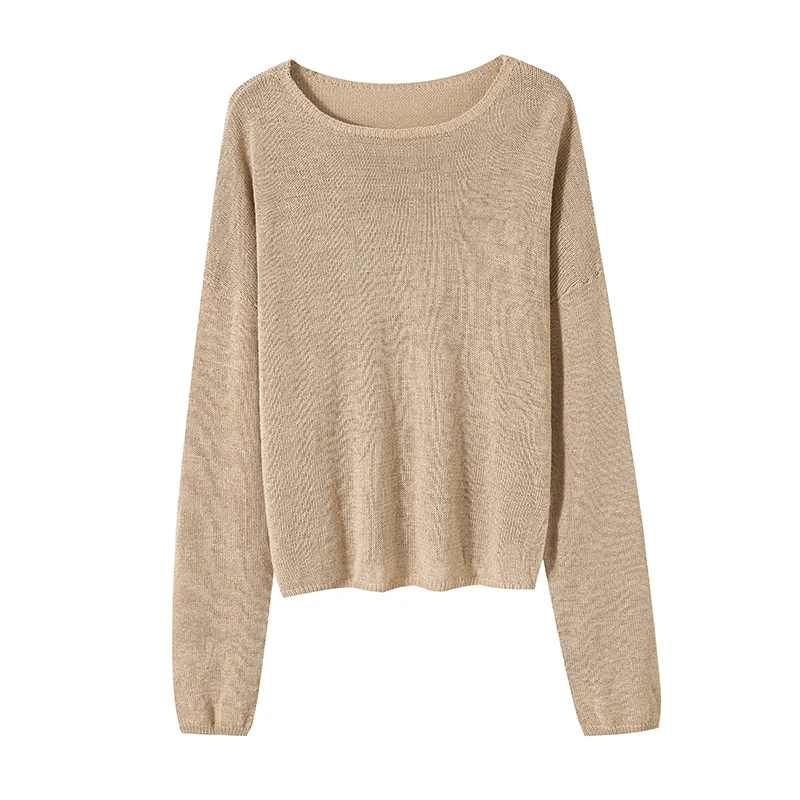 KD-25045（预售）【sirk】设计师高端定制圆领长袖针织衫