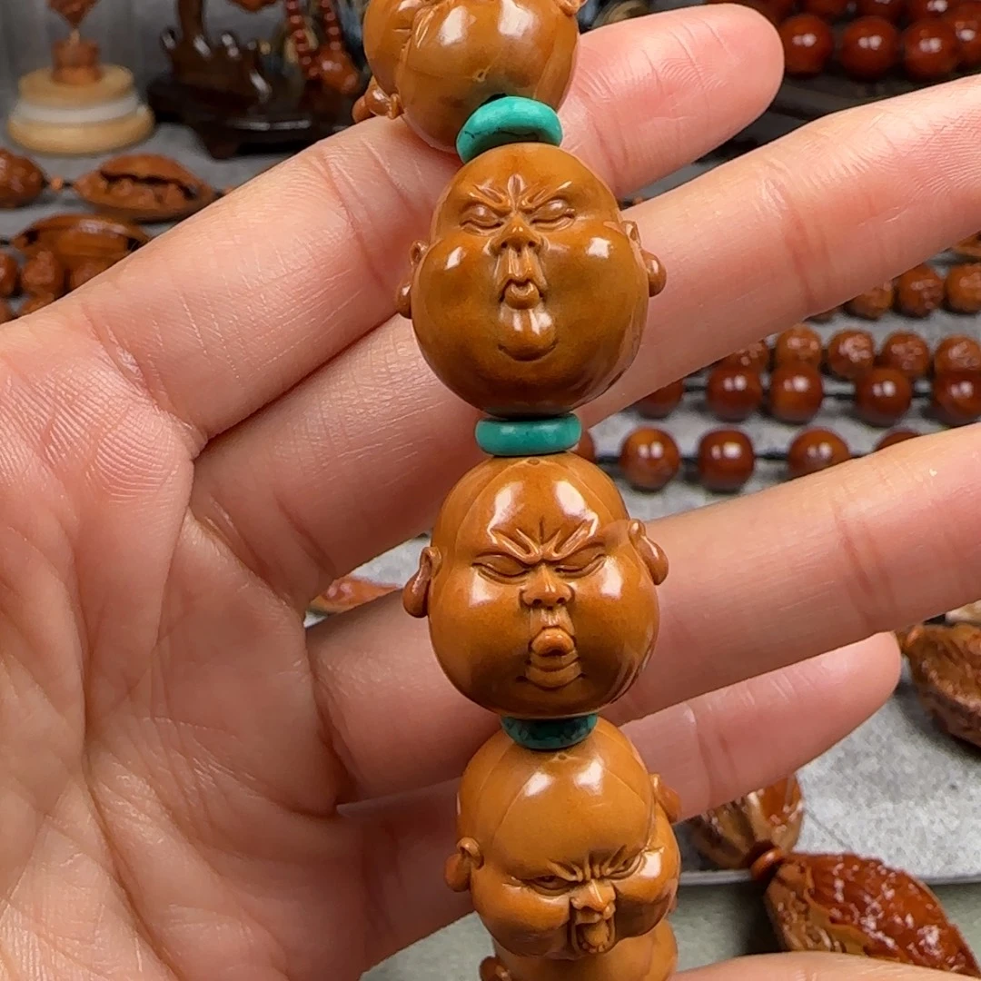 橄榄核手串/手链2.1尺寸铁核人生百态手串