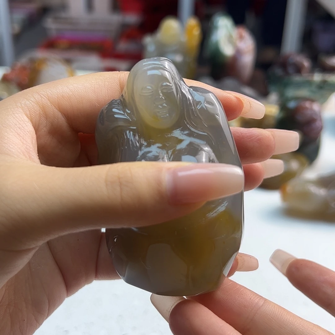 玛瑙/玉髓未镶嵌项链