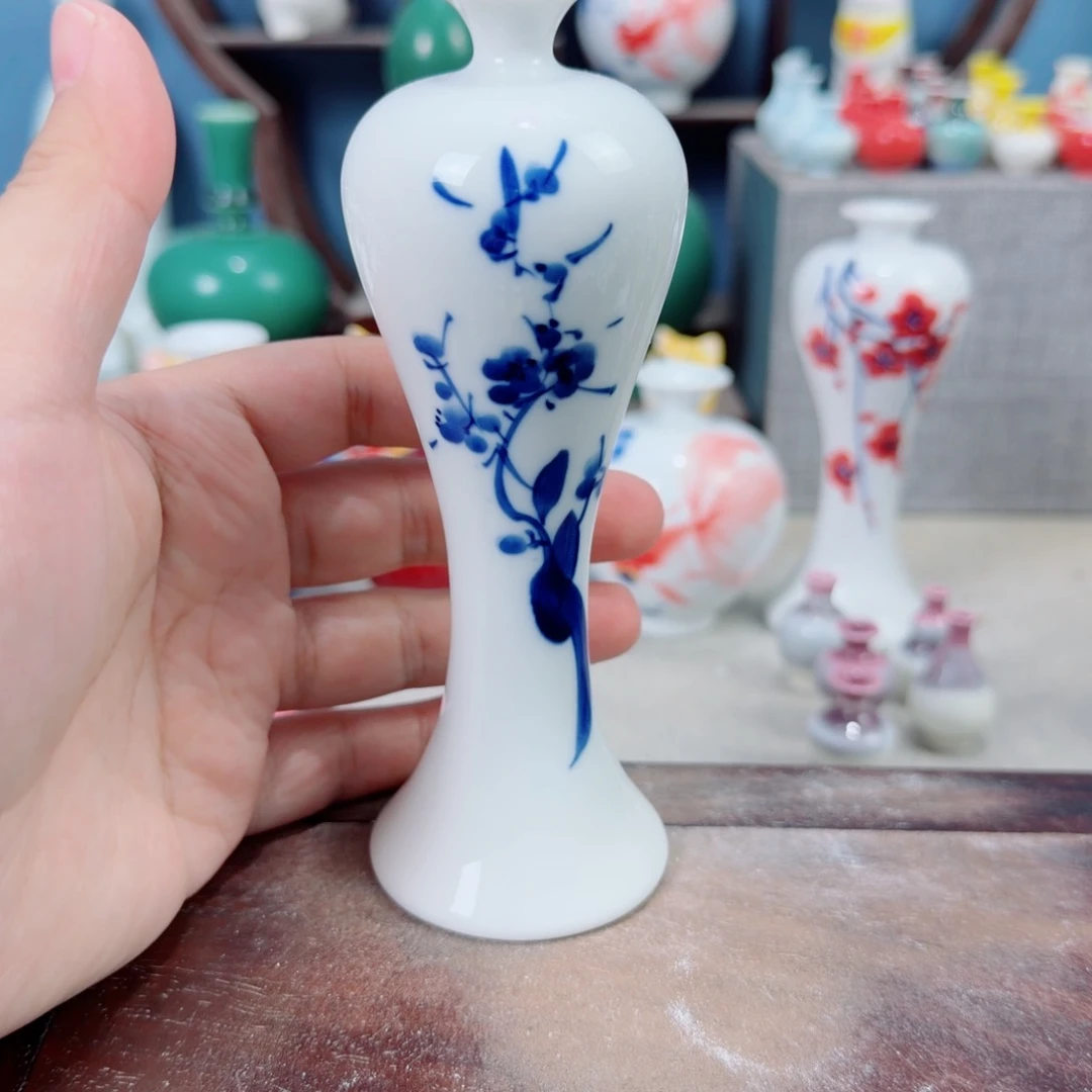 陶瓷手工小花器摆件