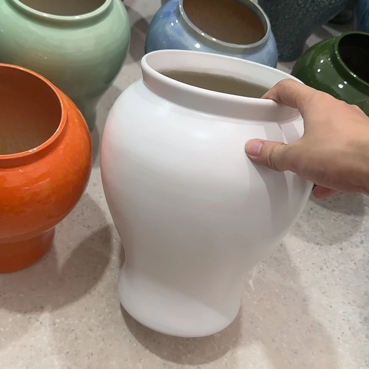 白泥花盆正品有孔