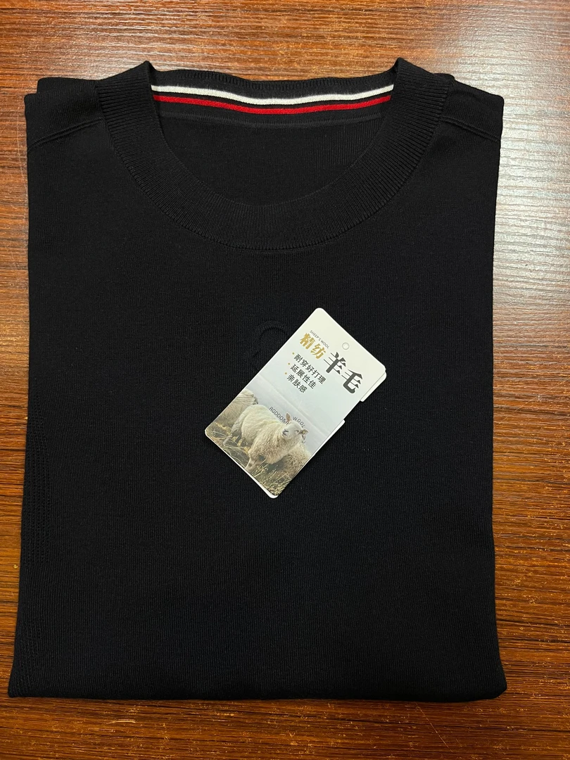 男士秋冬四平针织短袖（8023）