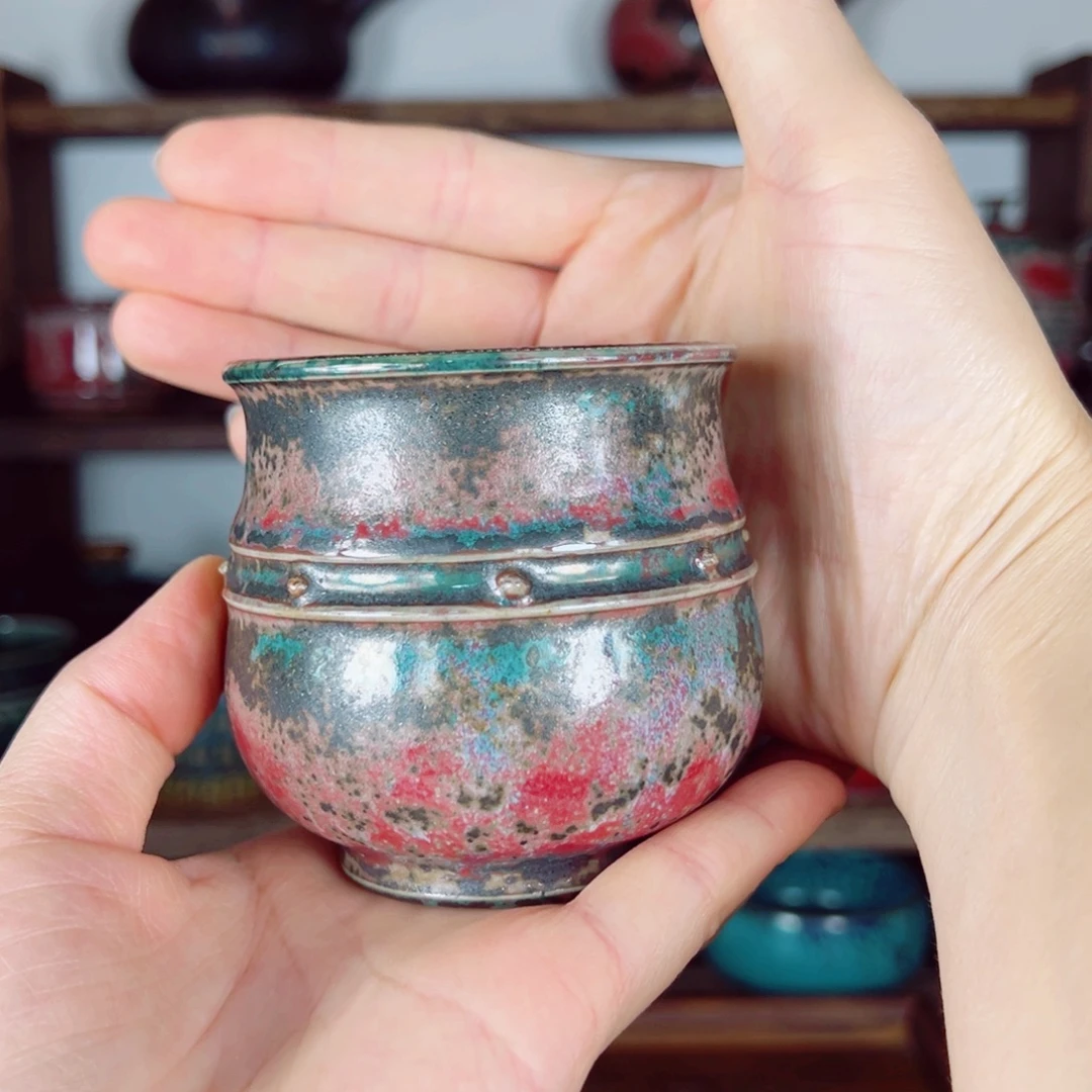 摆件神后原产地原矿精品钧瓷茶器