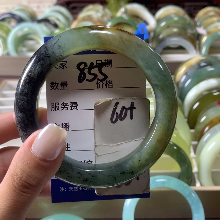 未镶嵌蛇纹石玉手镯855