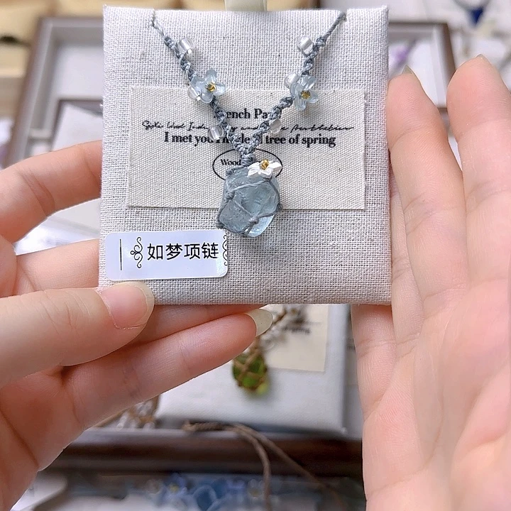 纯铜石英石如梦项链