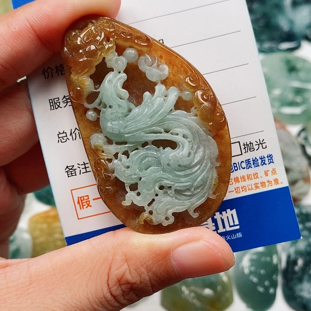 颈饰未镶嵌翡翠凤凰