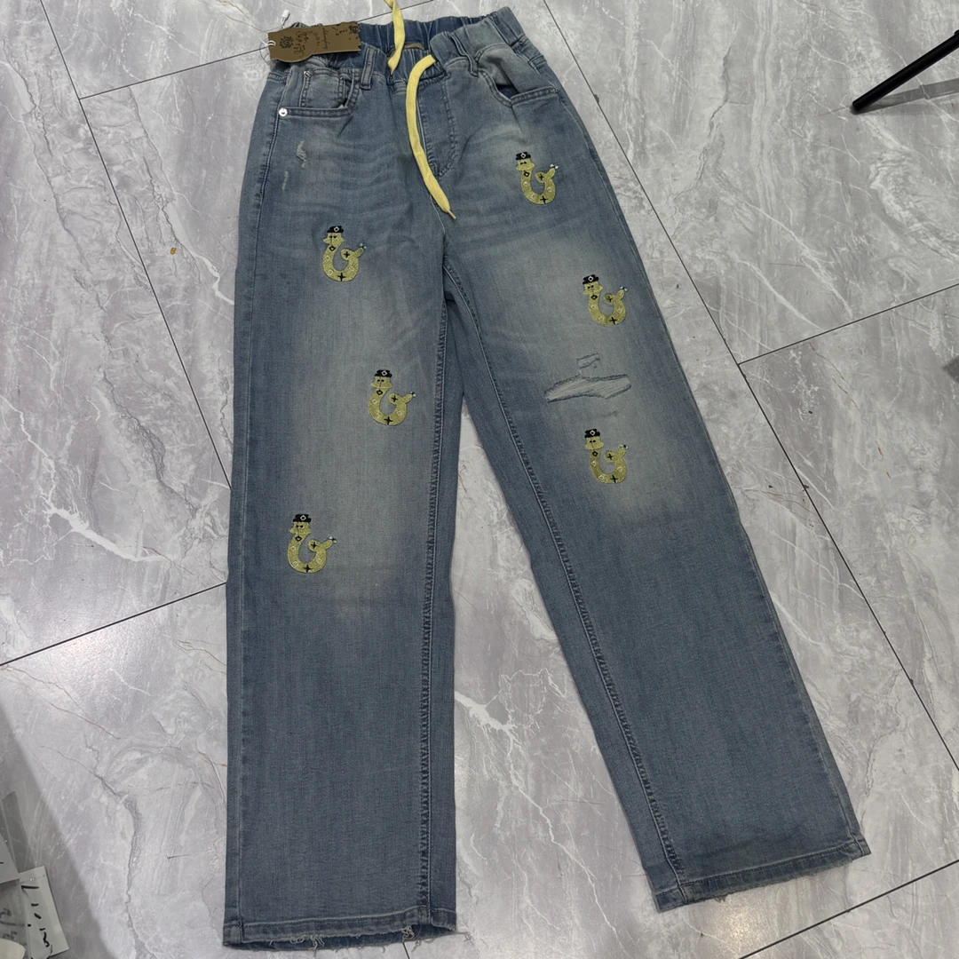 莱正雅2779 高品质面料秋款大码女装牛仔裤
