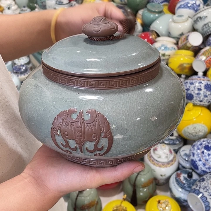 陶瓷罐茶叶罐密封罐