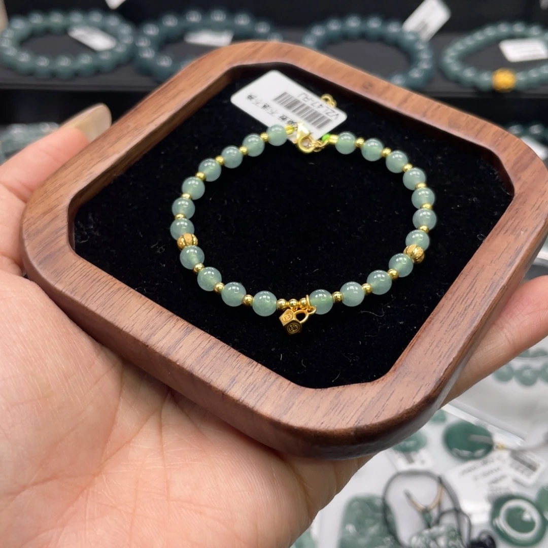 翡翠银S925镶嵌套链