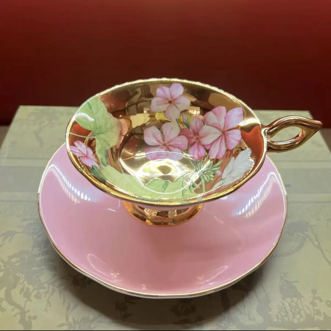 DRAW NATURAL/自然写生欧式重工鎏金杯碟下午茶礼盒