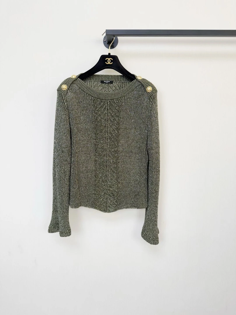99新 BALMAIN/巴尔曼 Balmain巴尔曼针织毛衣/34码/99新