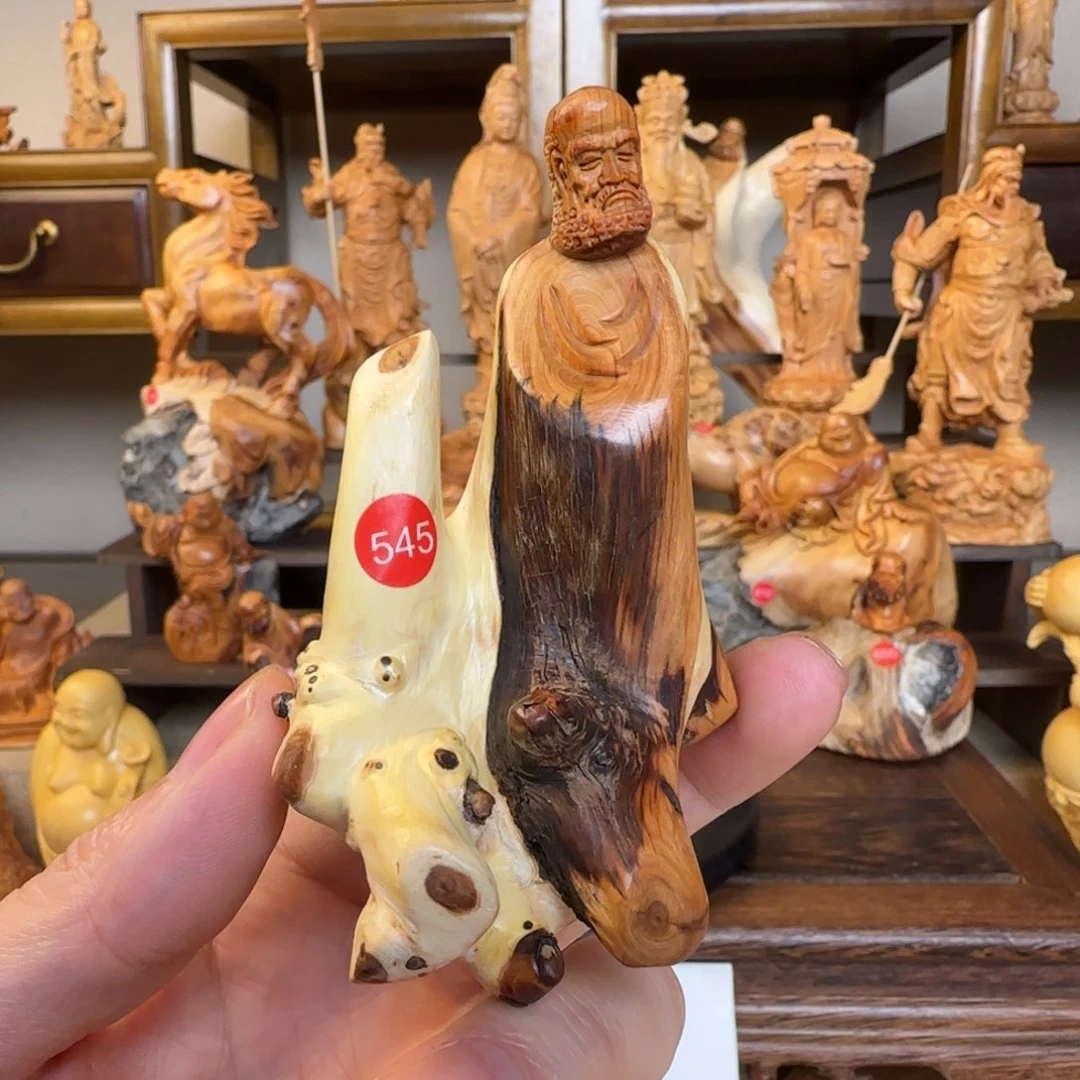 崖柏小木匠艺雕一物一拍