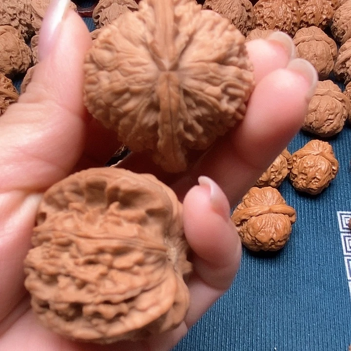 把件文玩核桃无***味白狮