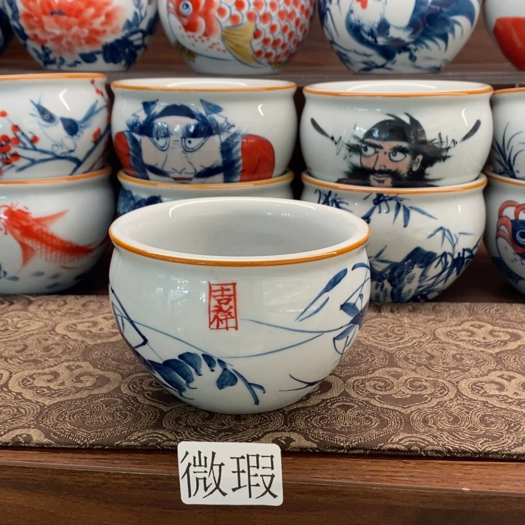 釉下彩手工绘制手工绘制