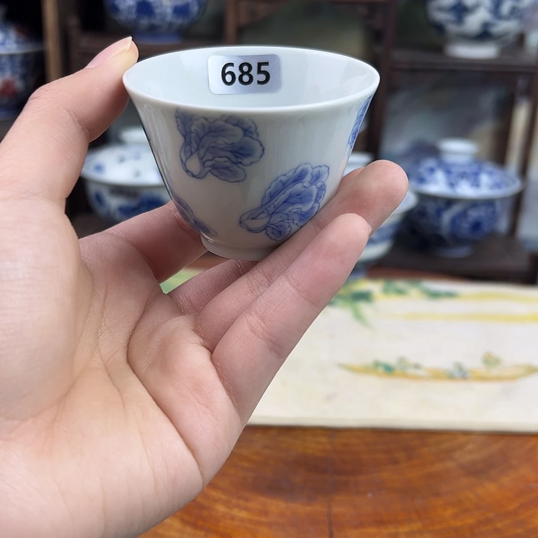 瓷其他白菜杯子685