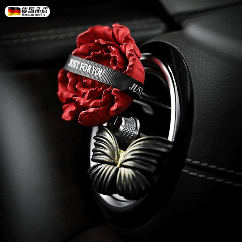 德国暗香蝶影汽车出风口香薰车载扩香石香氛创意车用香水车上