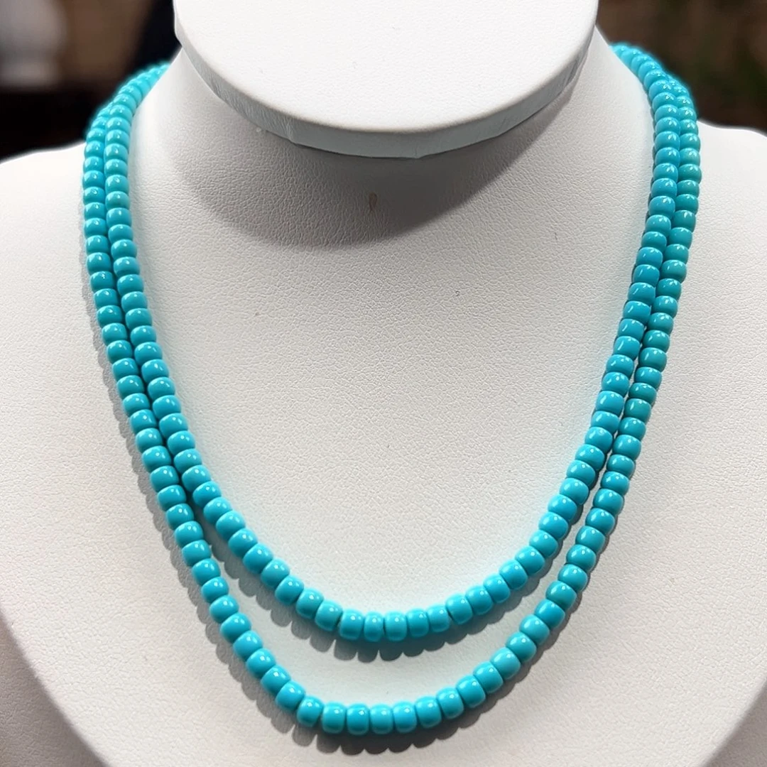 绿松石未镶嵌11玉化料老型108放漏卡3+