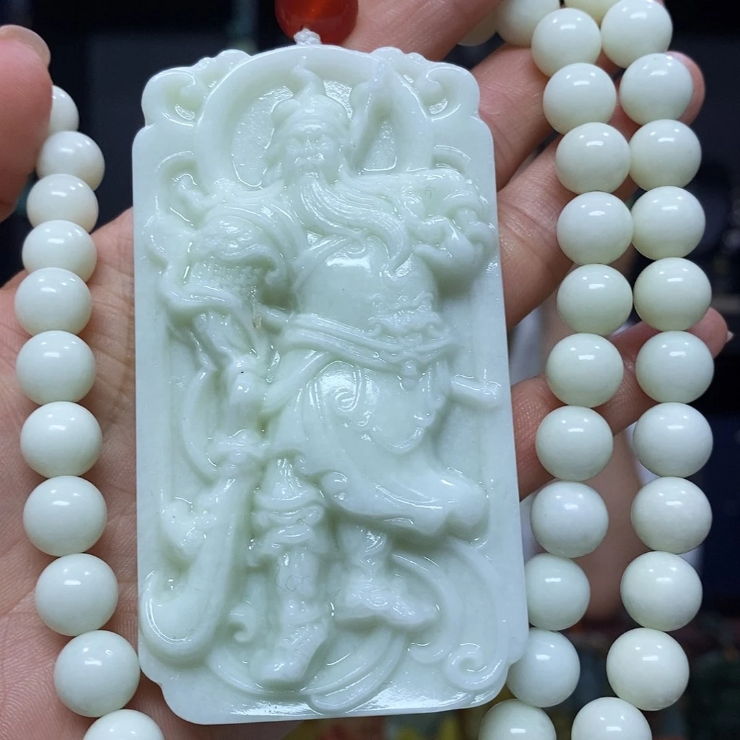未镶嵌岫玉挂件吊坠