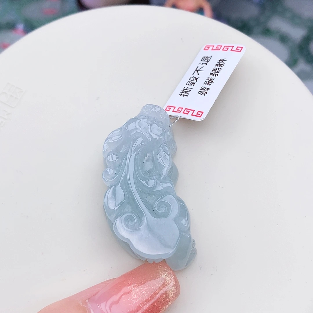 翡翠未镶嵌吊坠(不含链)翡翠