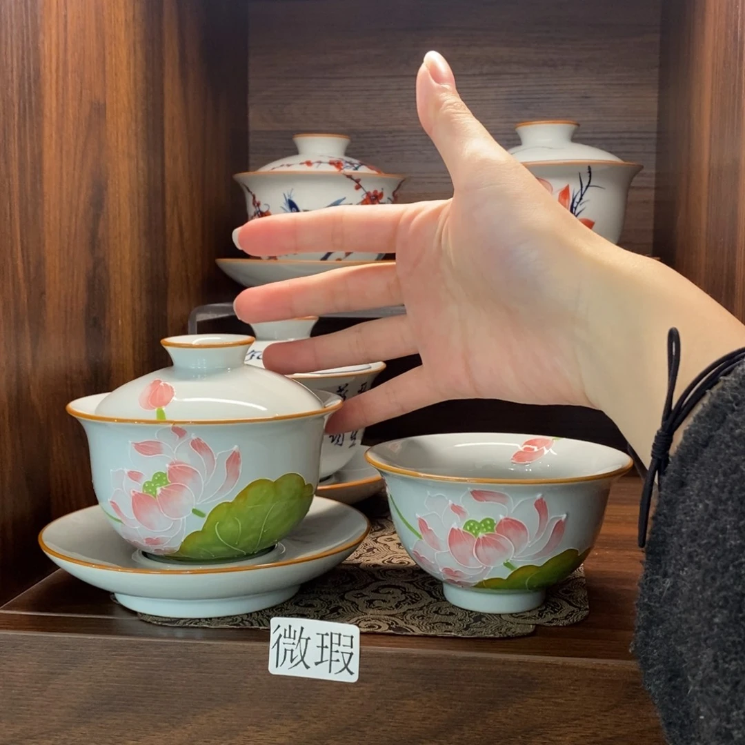 釉下彩手工绘制手工绘制