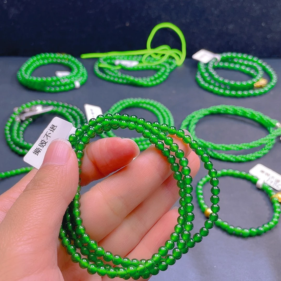 翡翠未镶嵌颈饰卡4