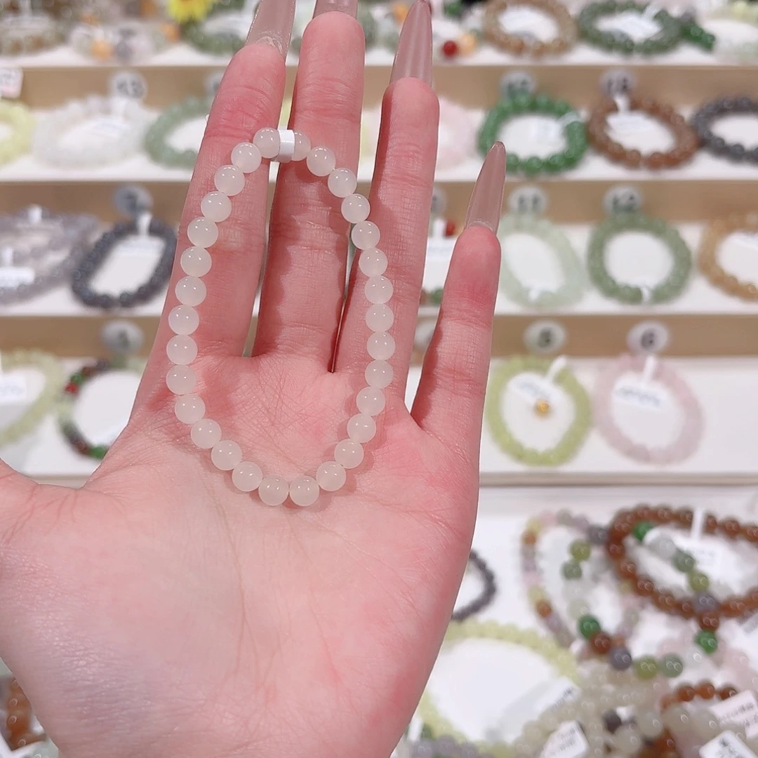 未镶嵌手串和田玉玖*l