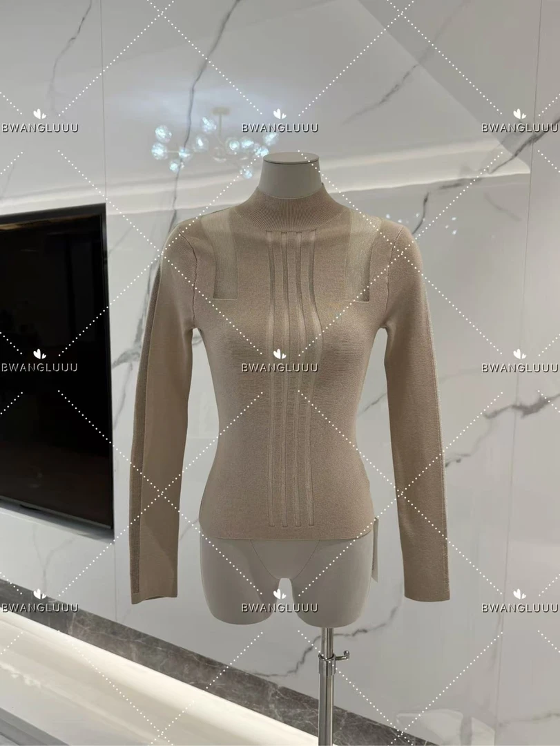 【徐徐啊】女主角-毛针织衫冬季女气质上衣针织毛衫高领常规款