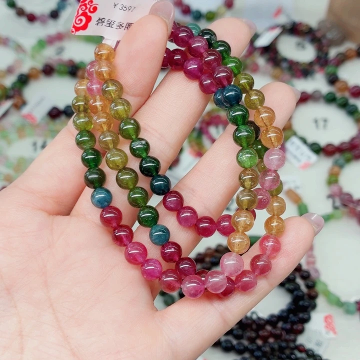 未镶嵌手链碧玺75