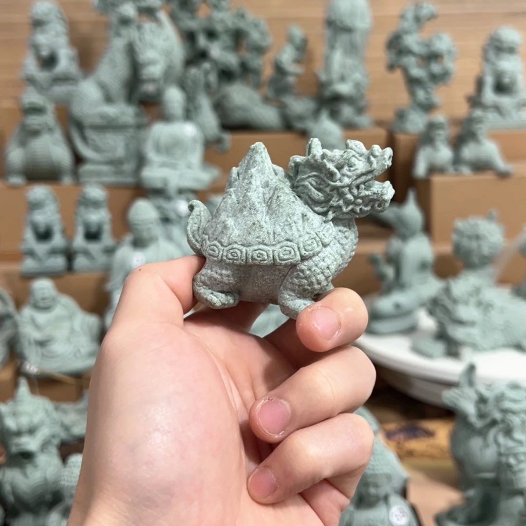 青砂石笑霸下5.5cm高