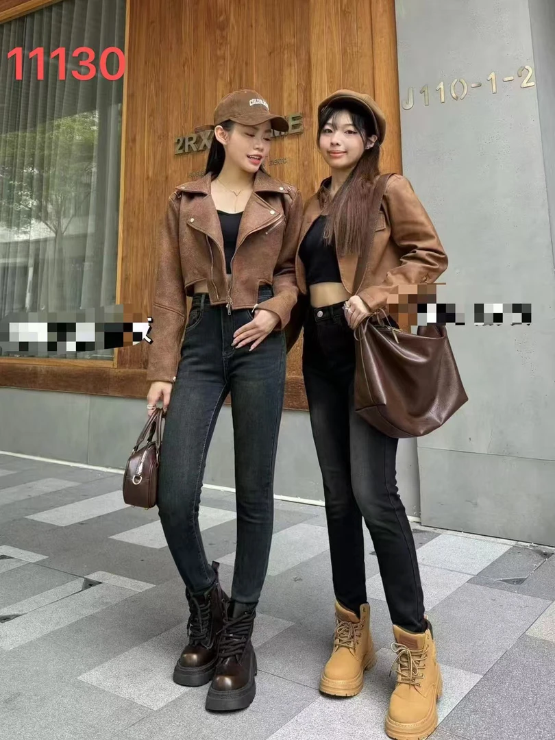 时尚简约小脚裤11130