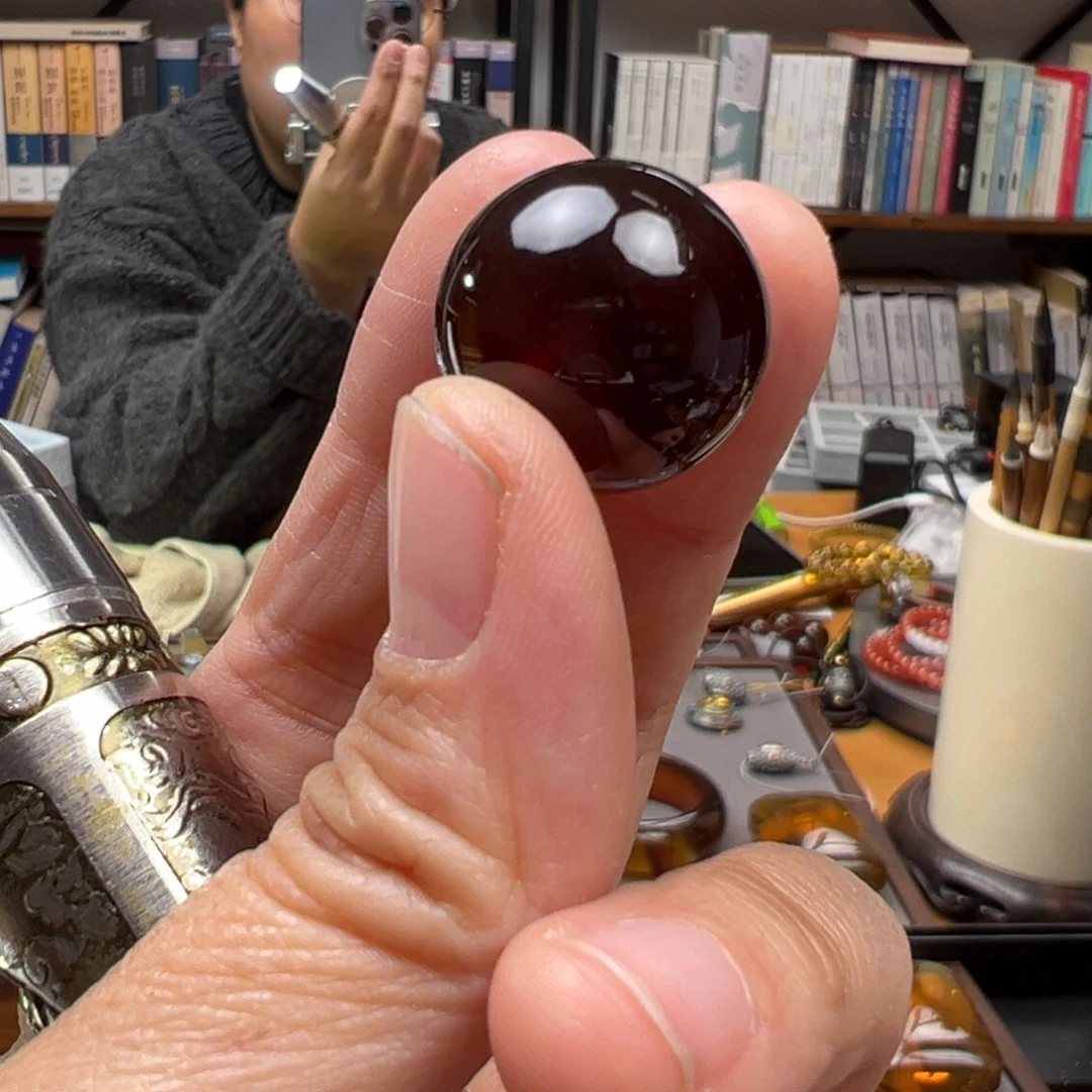 琥珀颈饰未镶嵌单株20.5