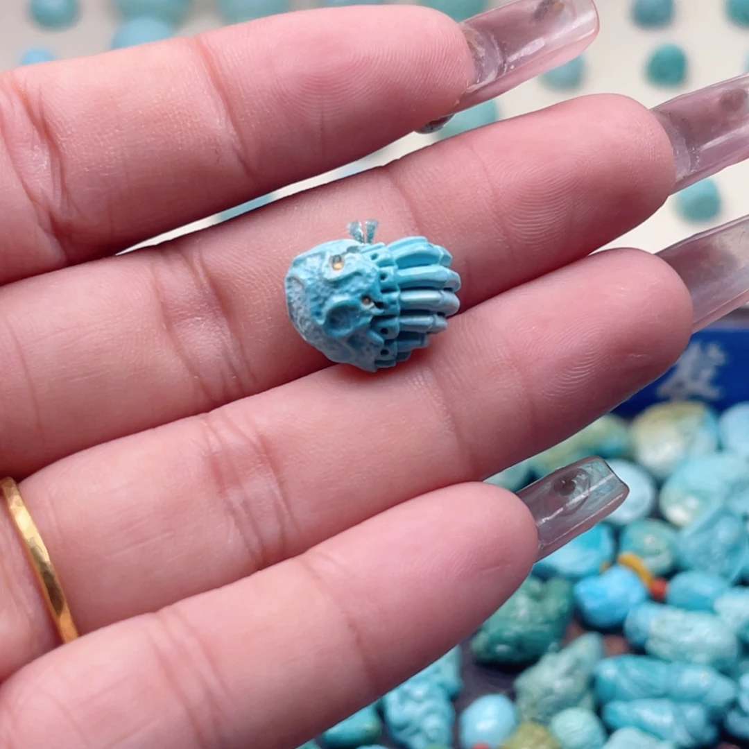 绿松石未镶嵌吊坠(不含链)