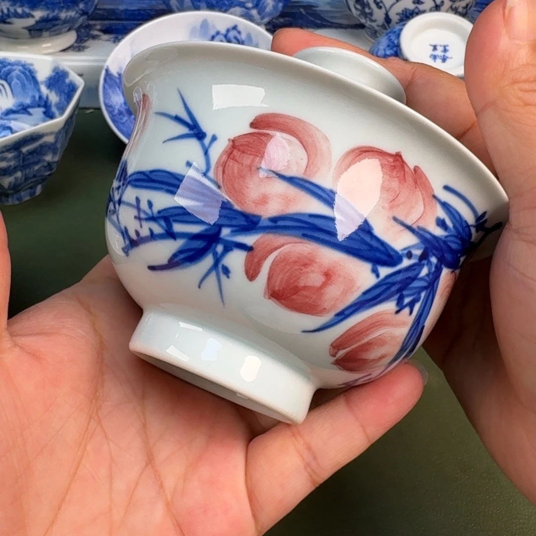 景德镇纯手绘茶具圆圆293