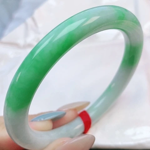 未镶嵌手镯翡翠55圆条882656
