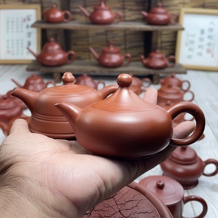 俗*人潮州朱泥手拉壶东方之珠