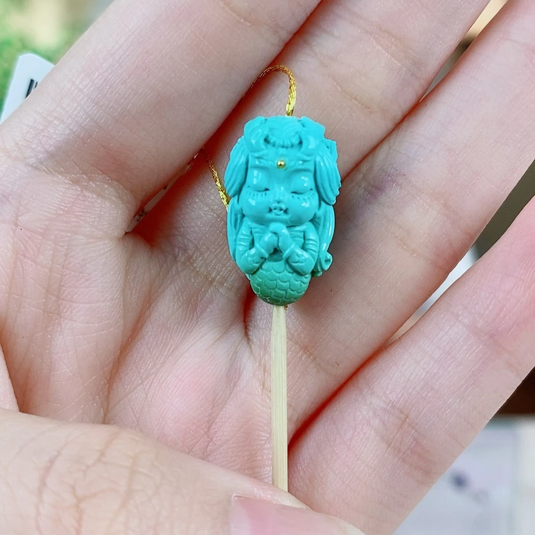 未镶嵌绿松石珠宝奇石