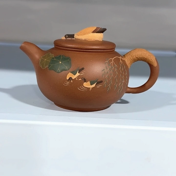 晚***秋茶壶紫砂宜兴紫砂茶壶