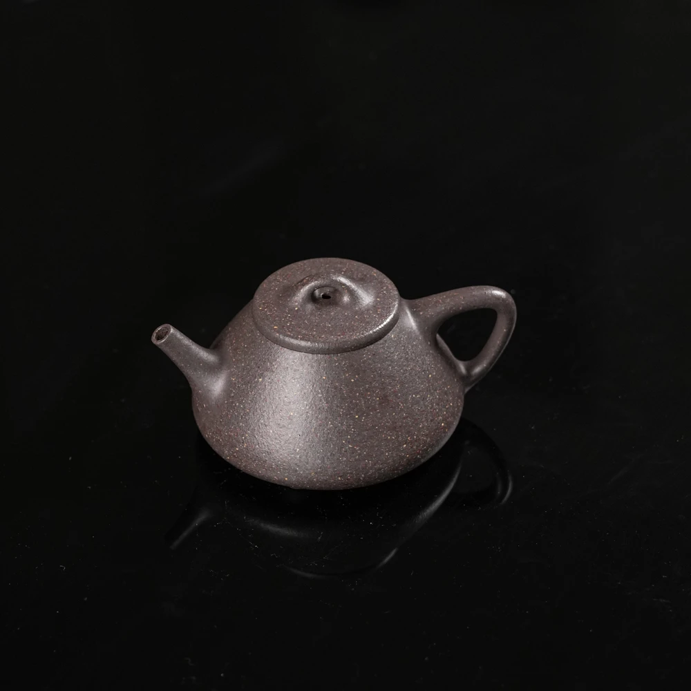 树见造物×尧日辰光丨《小子冶 手工桃花泥（煤）》紫砂壶