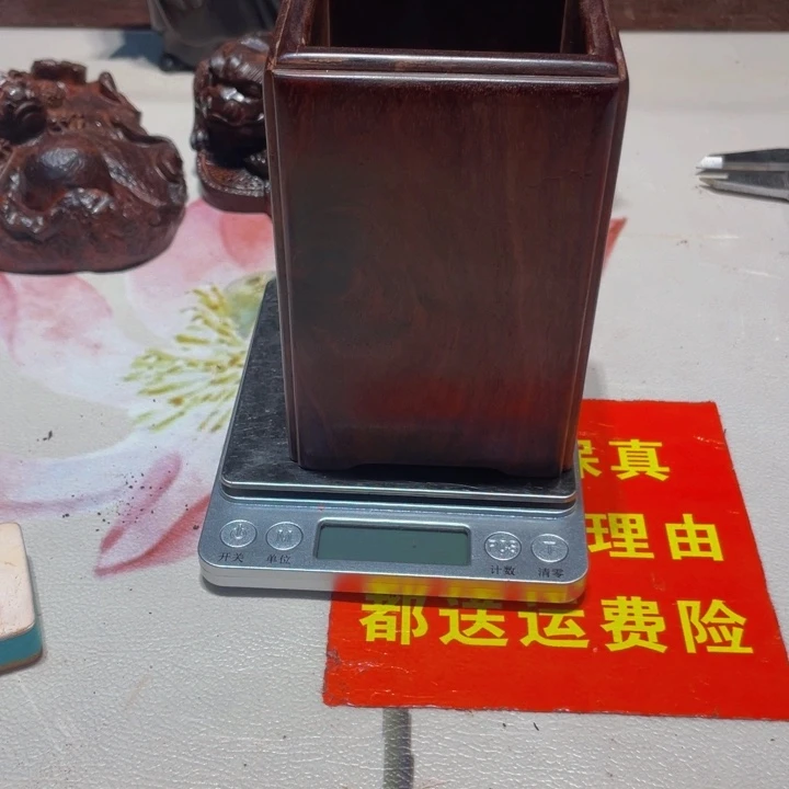 檀香紫檀（小叶紫檀）方笔筒
